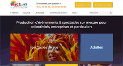 Desktop Screenshot of kdance-animation.fr