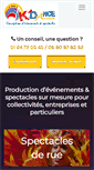 Mobile Screenshot of kdance-animation.fr